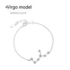 Lucky Twelve Constellation Moonstone Bracelet for Women