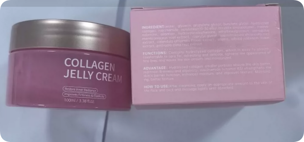 Collagen Jelly Face Cream Nicotinamide Gel Moisturizing And Brightening Facial Mask Anti-aging Shrinks Pores Jelly Cream Essence
