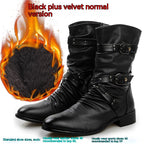 Men's High-Top Leather Dr. Martens Boots
