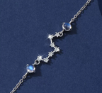 Lucky Twelve Constellation Moonstone Bracelet for Women