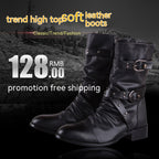 Men's High-Top Leather Dr. Martens Boots